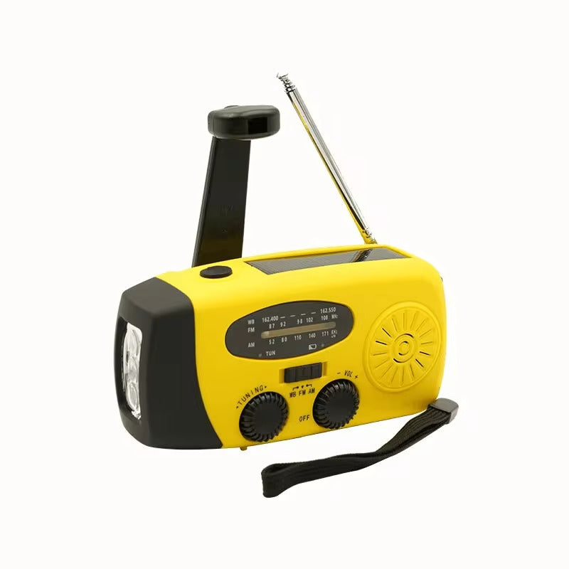 Rádio de emergência 2000/4000mAh com Lanterna e Carregador